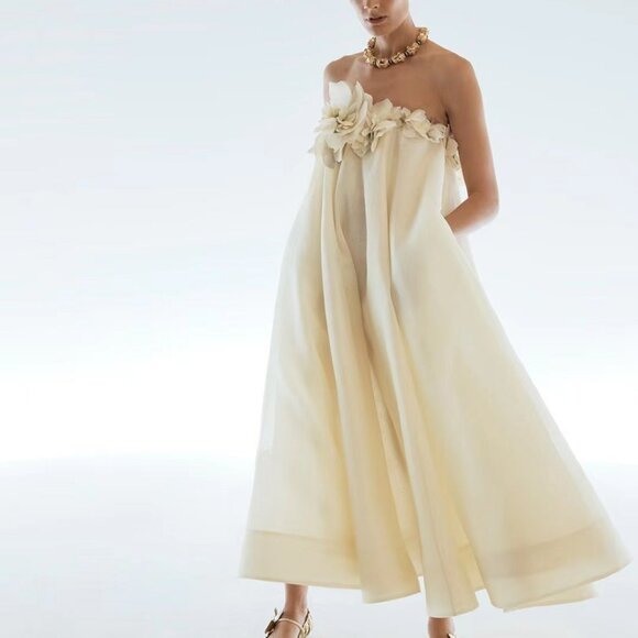 Zimmermann Dresses & Skirts - Zimmermann ILLUSTRATION strapless midi dress